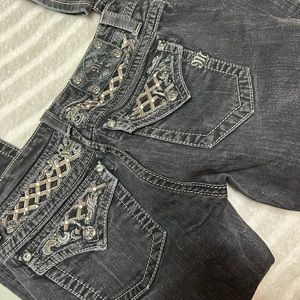 Black miss me skinny jeans